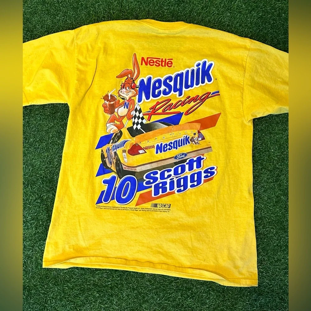 NASCAR! Scott Riggs Nesquick Racing tee - Picture 1 of 5